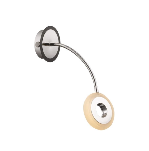 Kinkiet Arm 1x5W LED czarny/chrom