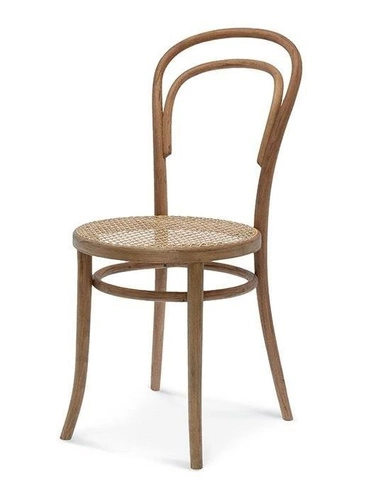 Krzesło drewniane Fameg 14 do jadalni i salonu retro, plecionka, personalizowane