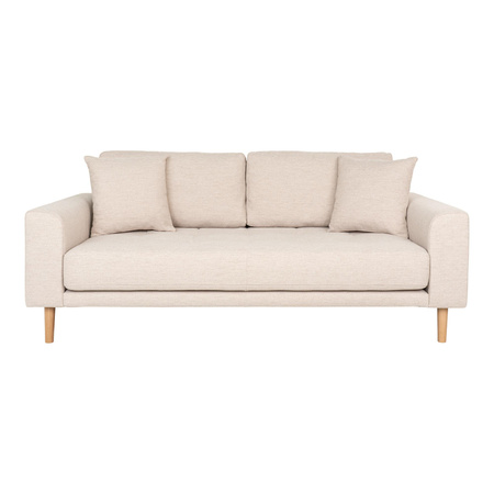 Sofa Lido 2,5 piaskowa/ nogi naturalne