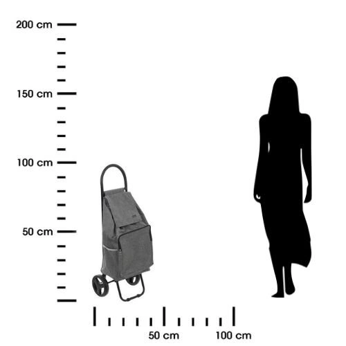 Wózek na zakupy Nomade szary