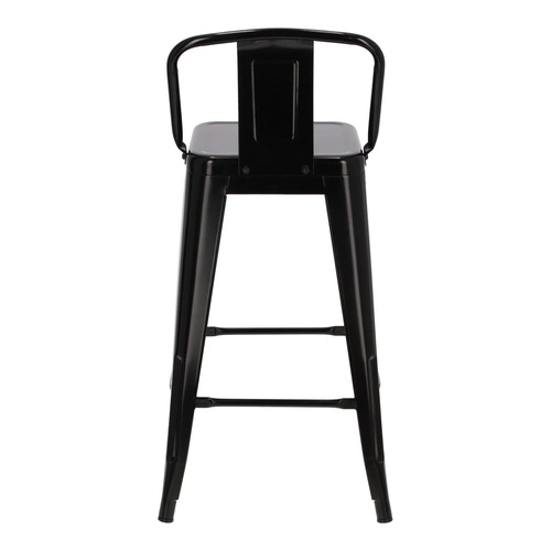 Hoker Paris Back short 66cm czarny        insp.Tolix outlet