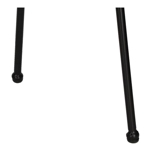 Krzesło Surabaya boho technorattan do ogrodu i na taras, naturalne z czarnymi nogami Intesi