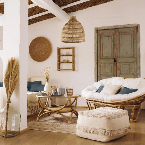 Rama Sofy Mamasan rattan naturalny        Outlet