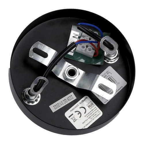 Lampa wisząca Gillo czarny 2x40W E27 abażur czarny