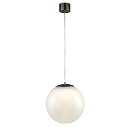 Lampa wisząca kula LED NUBE M biała 30 cm do salonu i kuchni regulowana