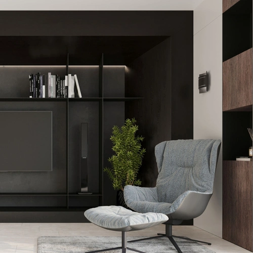 Kinkiet ścienny Hestia czarny nowoczesny metalowy do salonu i sypialni Sollux Lighting