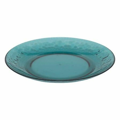 Talerz obiadowy Estiva 20 cm niebieski plastikowy do kuchni i na piknik zmywarka 5five