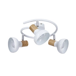 Lampa sufitowa Puerto biała 3-punktowa nowoczesna do salonu i jadalni Candellux