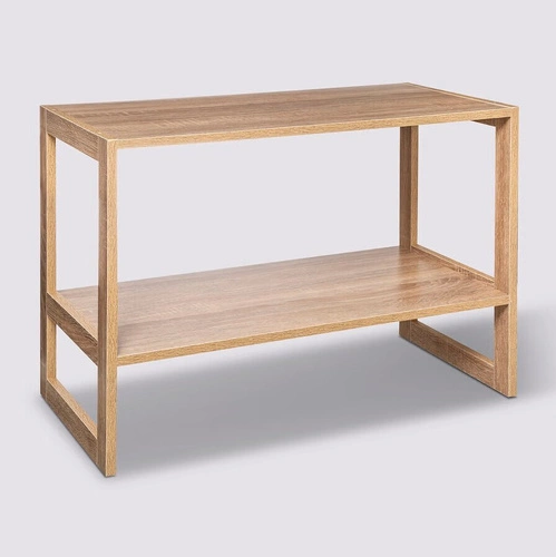 Półka stojąca na książki bambusowa M 5five Simply Smart nowoczesna do salonu i sypialni