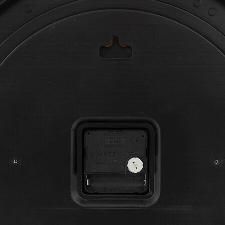 Nowoczesny zegar ścienny 3D Edgar 35 cm biały cichy do salonu Atmosphera aluminium