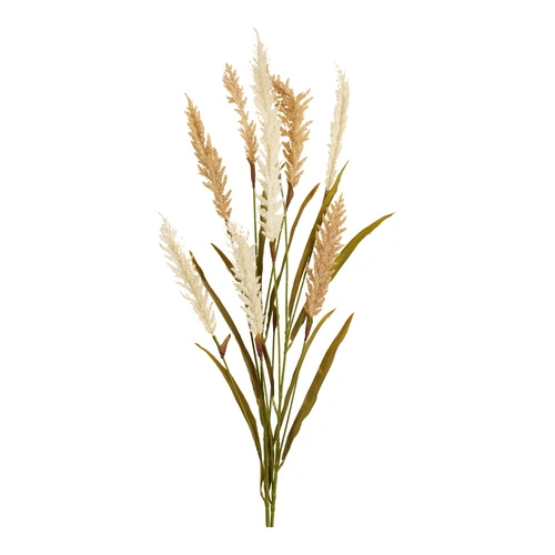 House Nordic sztuczna trawa ozdobna beżowo piaskowa 130 cm do salonu