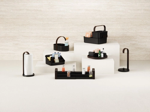 Stojak na ręczniki kuchenne Bellwood      orzech