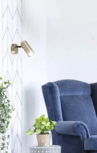 Kinkiet ścienny Colly nowoczesny złoty LED regulowany do salonu i sypialni CANDELLUX