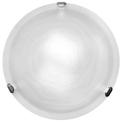 Plafon sufitowy LED Wrap 30 cm biały szklany nowoczesny do salonu i kuchni CANDELLUX