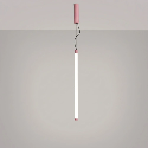 Lampa wisząca TRANG 75 LED różowa regulowana nad wyspę