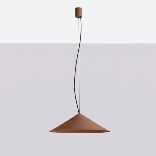 Lampa wisząca FINT mocca LED do salonu nowoczesna regulowana