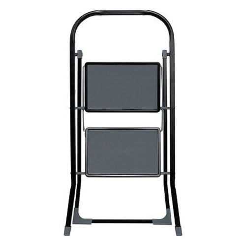 Drabinka składana 2-stopniowa metalowa    czarna