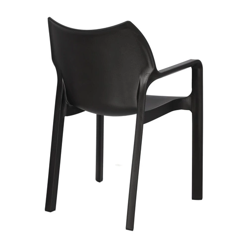 Krzesło Dionisio Black Arm chair Outlet