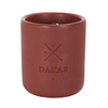 Świeca zapachowa Intesi Earth Dakar terrakota nowoczesna okrągła do salonu 10 cm