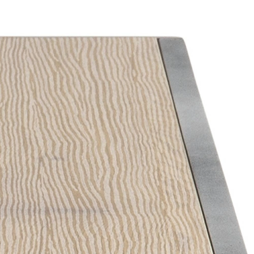 Konsola Seaford Slim industrialna wąska z półką dąb naturalny do przedpokoju i salonu Actona