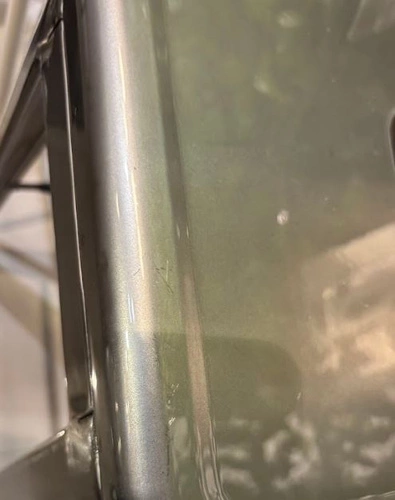 Hoker Paris Back 75cm metaliczny insp. Tolix OUTLET