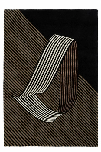 Dywan nowoczesny Emerald Gold 200x300 wełniany ręcznie robiony do salonu lub sypialni Carpet Decor