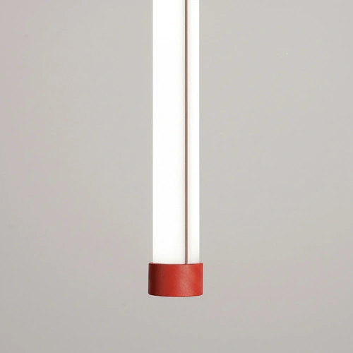 Lampa wisząca TRANG 100 czerwona LED nad wyspę regulowana
