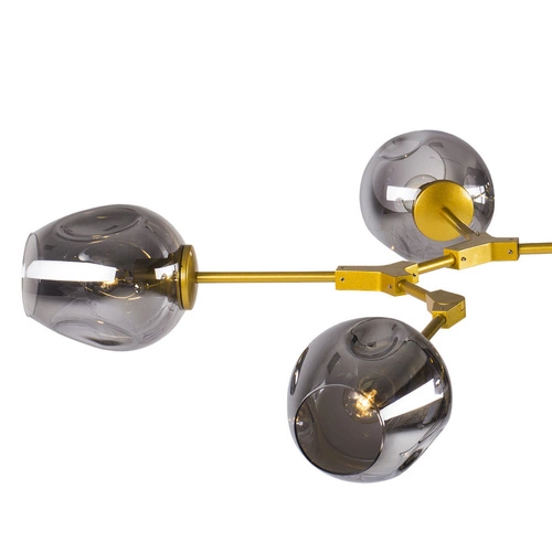 Lampa wisząca MODERN ORCHID-9 złoto  szara 150 cm