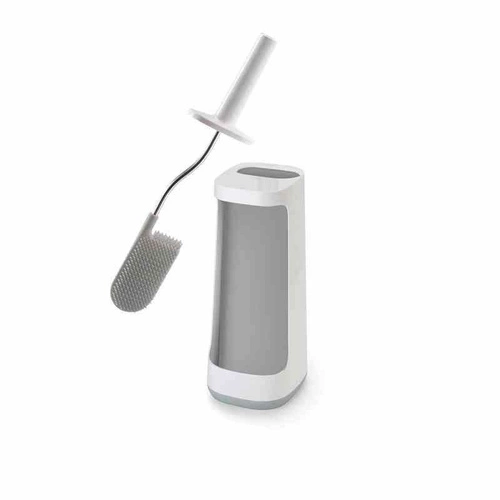 Szczotka do WC biała Joseph Joseph z pojemnikiem na płyn do łazienki 45,3 cm