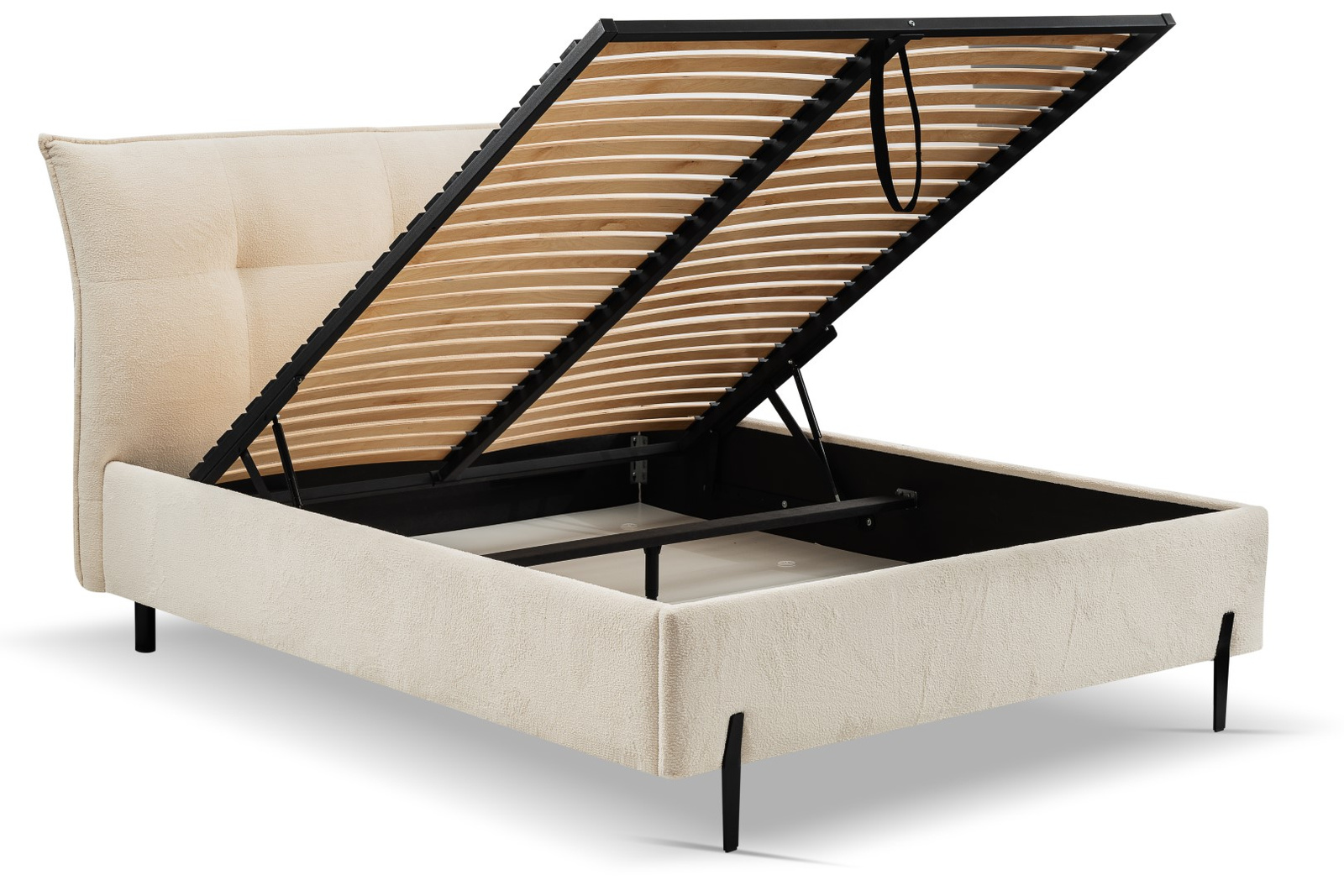 Łóżko Biscuit 180x200cm beżowe jasne Cosy 2 GR2