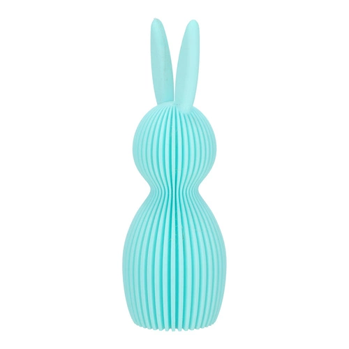 Intesi figurka wielkanocna królik duży turkusowy nowoczesna dekoracja na stół do salonu