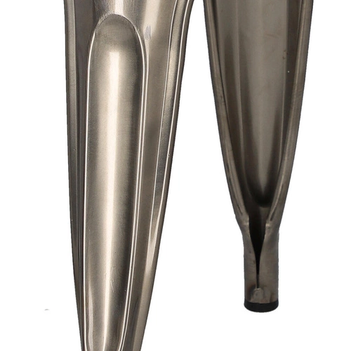 Krzesło Paris Wood D2.DESIGN metalowe z drewnianym siedziskiem do jadalni styl industrialny