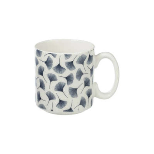 Zestaw 4 eleganckich kubków ceramicznych Japan 260ml szary do kawy i herbaty 5five