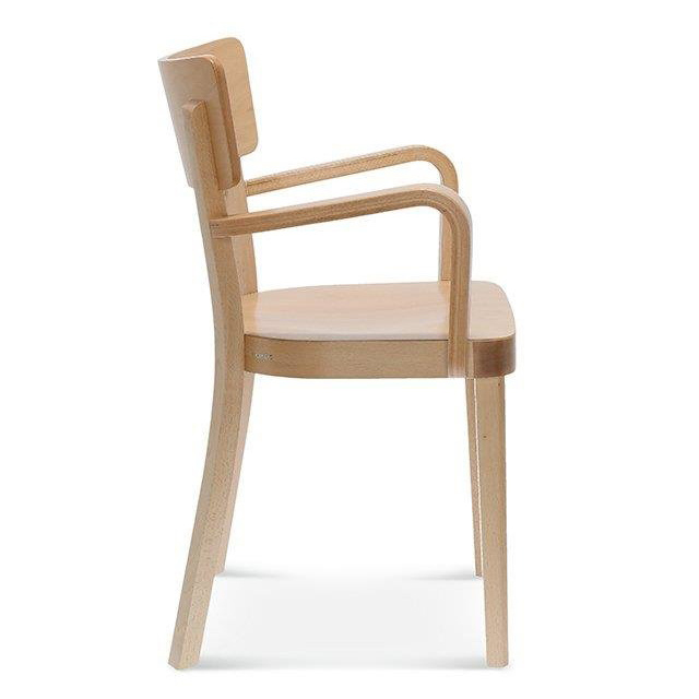 Krzesło do jadalni tapicerowane z podłokietnikami Fameg Solid dąb premium personalizowane