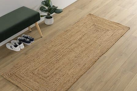 Dywan boho z naturalnej juty Atmosphera 80x200 cm prostokątny do salonu i sypialni