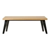 Stolik kawowy Amora 60x120cm naturalny/  czarny