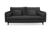 Sofa Diana z funkcją spania antracytowy   Louis 676