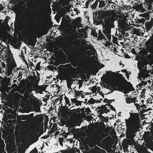 Stół okrągły do jadalni Gives czarny marmur 120 cm nowoczesny na jednej nodze Intesi