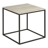 Vita stolik kawowy kwadratowy do salonu trawertyn loft czarny 45x45