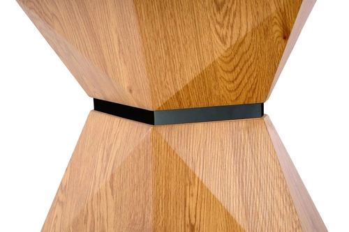 Stół rozkładany Mondil dąb złoty 160-200 cm nowoczesny do jadalni i salonu Intesi