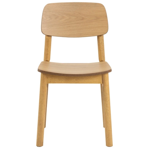 Krzesło drewniane Barlow dąb naturalny Actona do jadalni skandynawskie minimalistyczne