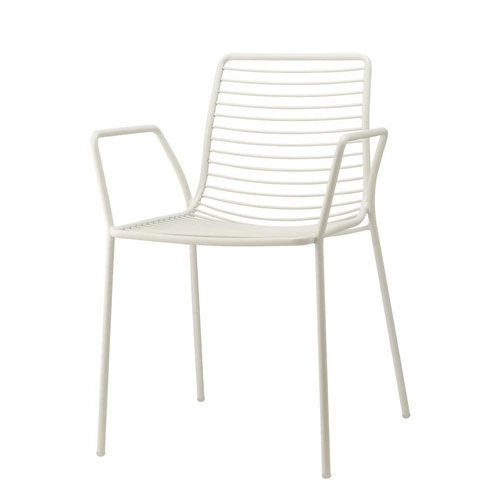 Krzesło Summer Arm białe Outlet