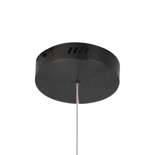 Lampa wisząca LED CIRCLE Step into Design 60+80 cm szara regulowana do salonu