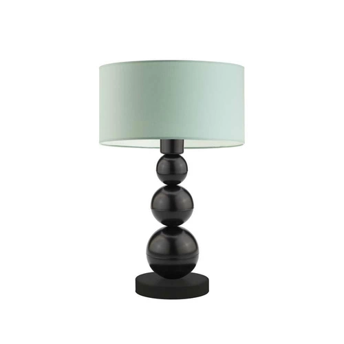 Lampka HONOLULU abażur miętowy stelaż czarny