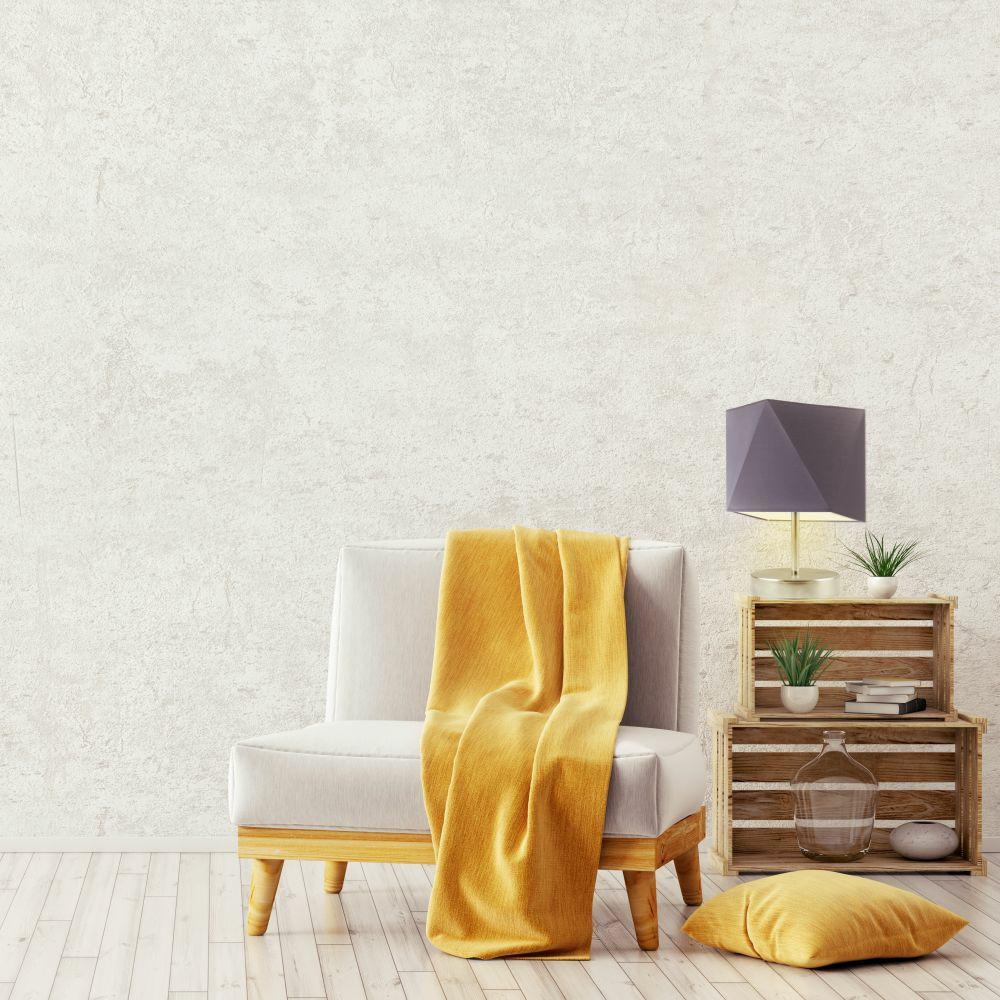 Lampka nocna PASADENA nowoczesna z abażurem żółtym do sypialni i salonu LYSNE 30 cm