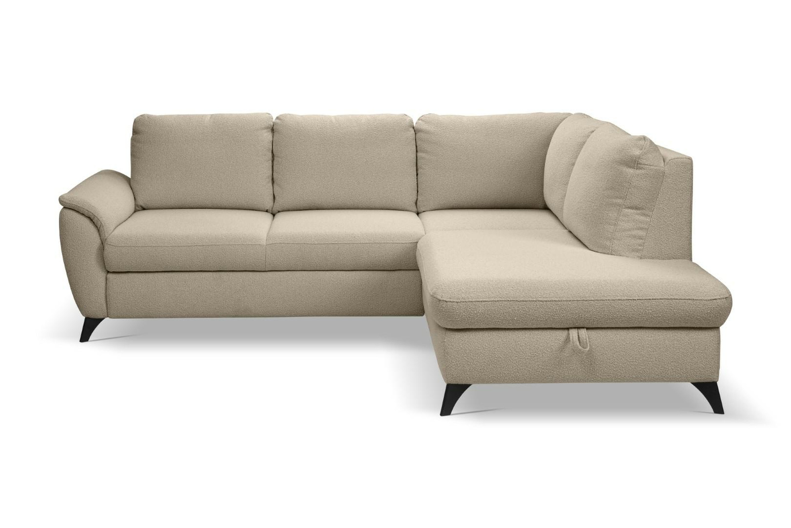 Narożnik Nevada z funkcją spania prawy beżowy Loop 8 GR3