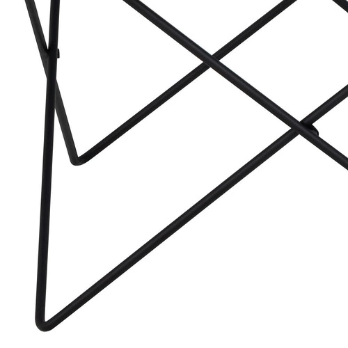 Stolik kawowy okrągły szklany Cuxton 80 cm czarny dymiony nowoczesny do salonu Actona