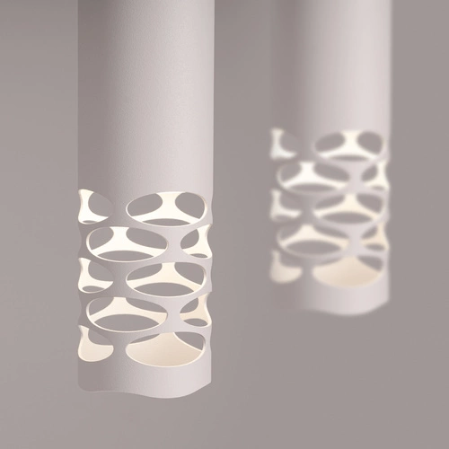 Lampa wisząca LIRO 2 biała nowoczesna metalowa do salonu kuchni przedpokoju 125 cm