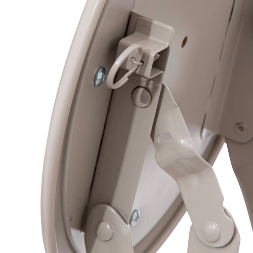 Taboret składany Yaiza beżowy do kuchni klasyczny metalowy 45 cm 5five simply smart