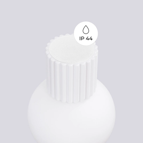 Nowoczesny biały kinkiet ścienny HALO IP44 do salonu i sypialni aluminium szkło SOLLUX